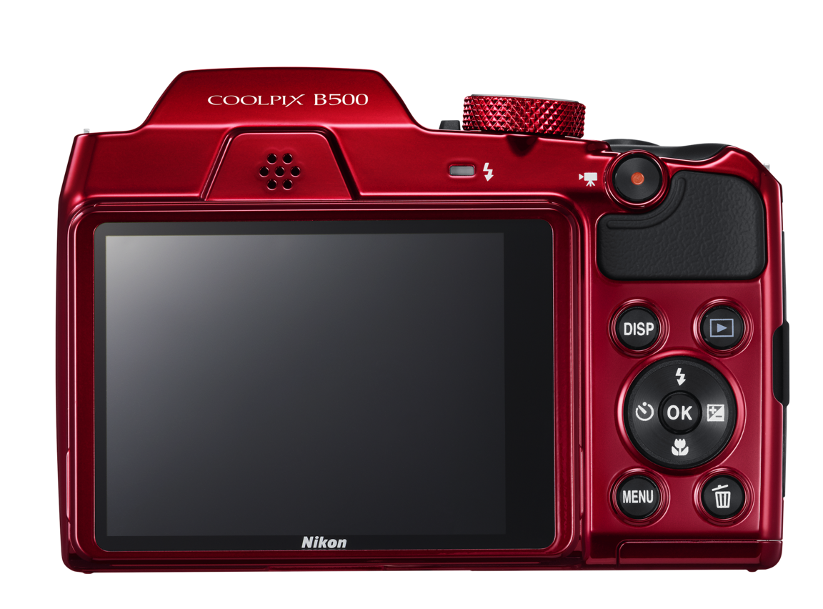 Nikon COOLPIX B500 | Digital Bridge Camera | Plum, Red & Black Nikon COOLPIX B500 | Digital Bridge Camera | Plum, Red & Black