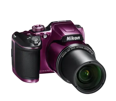 Nikon COOLPIX B500 | Digital Bridge Camera | Plum, Red & Black