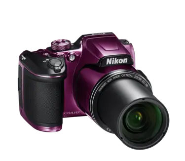 Nikon COOLPIX B500 | Digital Bridge Camera | Plum, Red & Black Nikon COOLPIX B500 | Digital Bridge Camera | Plum, Red & Black