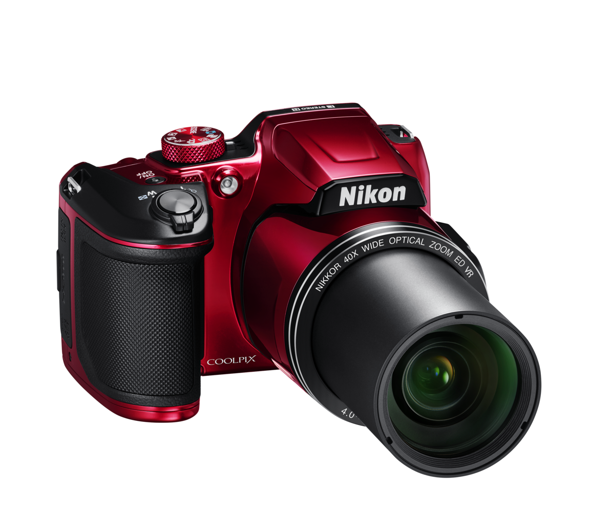 Nikon COOLPIX B500 | Digital Bridge Camera | Plum, Red & Black Nikon COOLPIX B500 | Digital Bridge Camera | Plum, Red & Black
